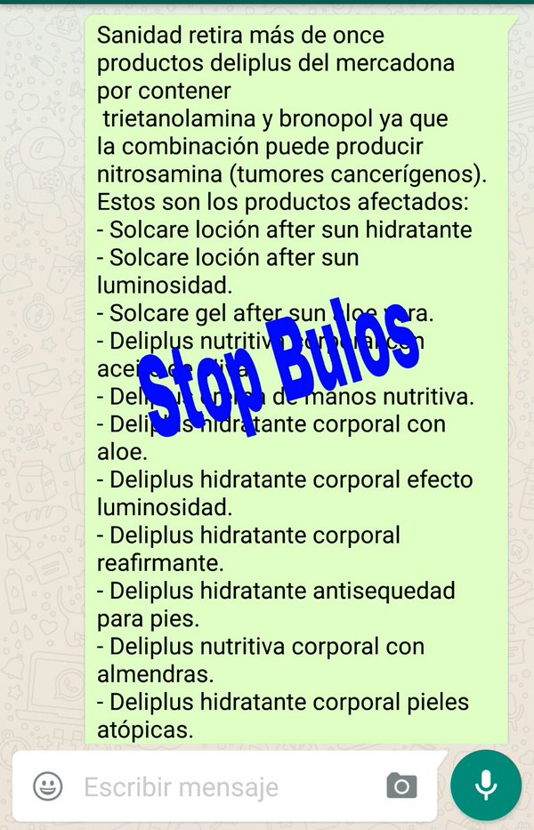 bulo sanidad retira