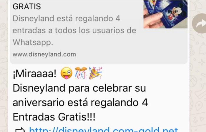 hoax por whatsapp