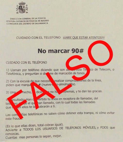 no marcar 90