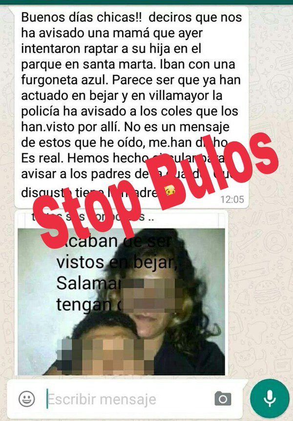 secuestro bulo